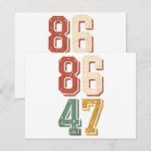 8647 Retro 86 47 Save The Date (Vorne/Hinten)