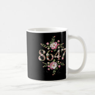 8647 Subtiler Anti Trump 8647 Floral Boho Stil Kaffeetasse