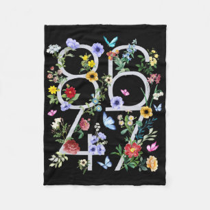 8647 Subtle Anti Trump 86 47 Floral Boho Style 1 Fleecedecke