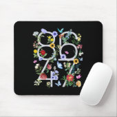8647 Subtle Anti Trump 86 47 Floral Boho Style 1 Mousepad (Mit Mouse)
