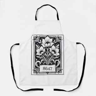 8647 Subtle Anti Trump Anti MAGA 86 47 Floral Boho Schürze