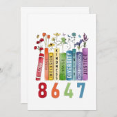 8647 Subtle Anti Trump Anti MAGA 86 47 Floral LGBT Ankündigung (Vorne/Hinten)