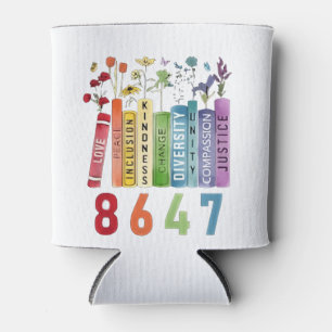 8647 Subtle Anti Trump Anti MAGA 86 47 Floral LGBT Dosenkühler