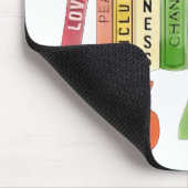 8647 Subtle Anti Trump Anti MAGA 86 47 Floral LGBT Mousepad (Ecke)