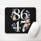 8647 Subtle Anti Trump Blume Floral Boho Vintag Mousepad (Mit Mouse)