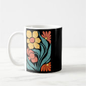 8647 Subtle Anti Trump Floral Boho Kaffeetasse (Links)