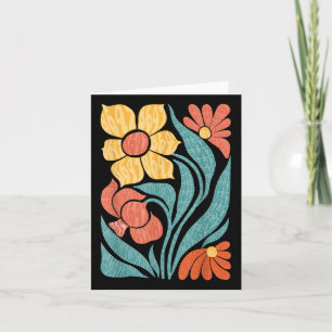 8647 Subtle Anti Trump Floral Boho Karte