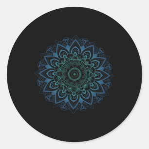 8647 Subtle Mandala 86 47 Trump Resist Trump Prote Runder Aufkleber