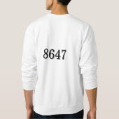 8647 SWEATSHIRT (Rückseite)
