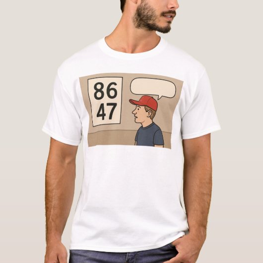 8647 Trump. Express deinen Gefühl-T - Shirt. T-Shirt (Vorderseite)