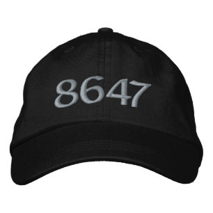 8647, um den POTUS abzulehnen, zu verwerfen oder a Bestickte Baseballkappe
