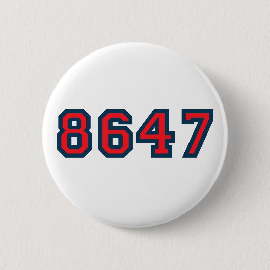8647 Widerstand gegen Trump Button (Vorderseite)