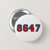 8647 Widerstand gegen Trump Button (Vorne & Hinten)