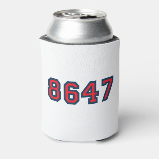 8647 Widerstand gegen Trump Dosenkühler (Kanne Rückseite)