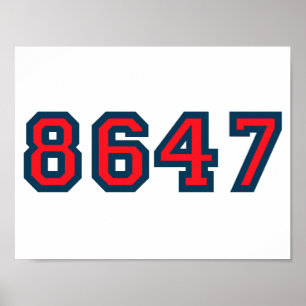 8647 Widerstand gegen Trump Poster