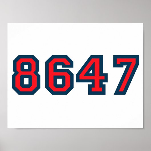 8647 Widerstand gegen Trump Poster (Vorne)