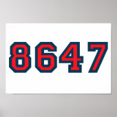 8647 Widerstand gegen Trump Poster (Vorne)