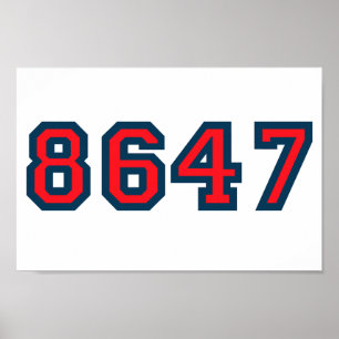 8647 Widerstand gegen Trump Poster