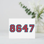 8647 Widerstand gegen Trump Postkarte (Stehend Vorderseite)