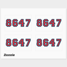 8647 Widerstand gegen Trump Rechteckiger Aufkleber