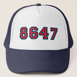 8647 Widerstand gegen Trump Truckerkappe