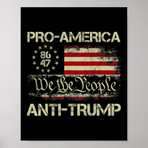 8647 Wir das Volk Pro-Amerika Anti-Trump Poster
