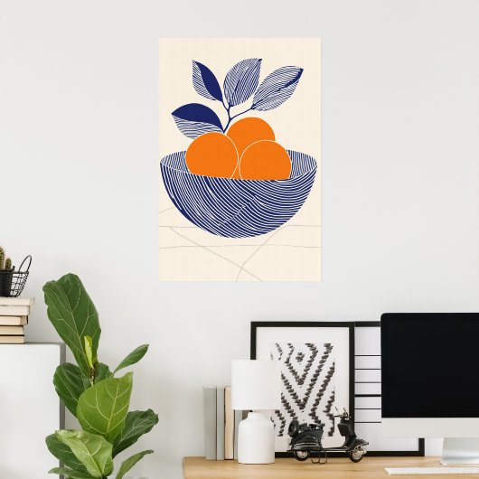 866 Abstrakt Poster (Heimbüro)