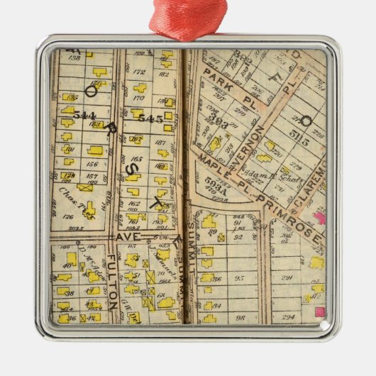 8687 Mt Vernon Ornament Aus Metall (Vorne)