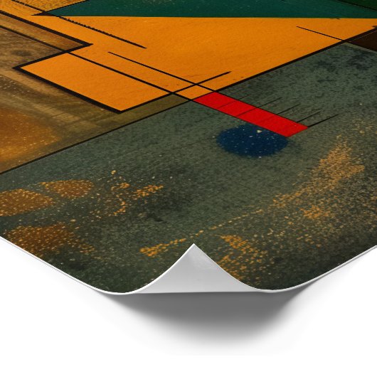 868 Abstrakt Poster (Ecke)