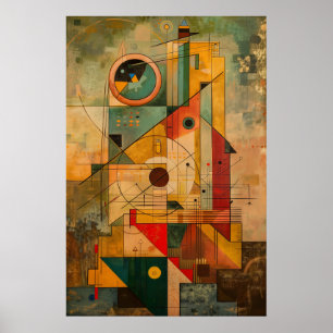 868 Abstrakt Poster
