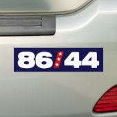 86 44 - Antibarack obama Autoaufkleber (Auf Auto)