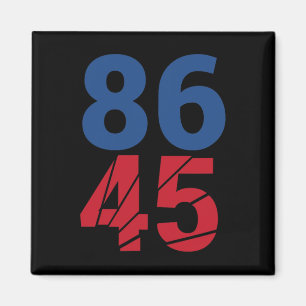 86 45 Anti-Trump-Impeachment-Protest für Demokrate Magnet