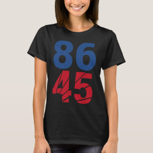 86 45 Anti-Trump-Impeachment-Protest für Demokrate T-Shirt