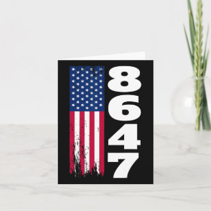 86 47 8647 Subtile Anti Trump 1 Karte
