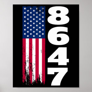 86 47 8647 Subtile Anti-Trump 1 Poster