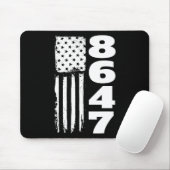 86 47 8647 Subtile Anti-Trump-  Mousepad (Mit Mouse)