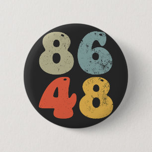 86 47 Anti Trump 8648 Retro Vintag Wahlen 2028 Button
