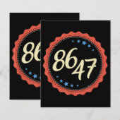 86 47 Anti Trump Funny (Vorne/Hinten)