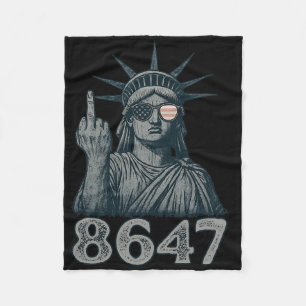 86 47 Anti Trump Funny 8647 Anti-Trump Statue of L Fleecedecke