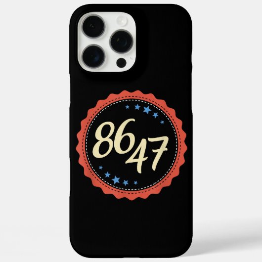 86 47 Anti Trump Funny Case-Mate iPhone Hülle (Rückseite)