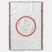 86 47 Anti Trump Funny Decke (Vorderseite Vertikal)