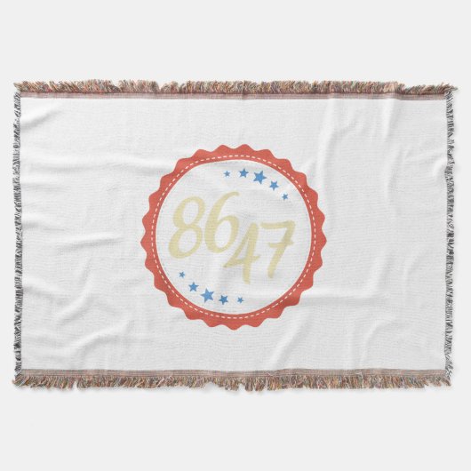 86 47 Anti Trump Funny Decke (Vorderseite)