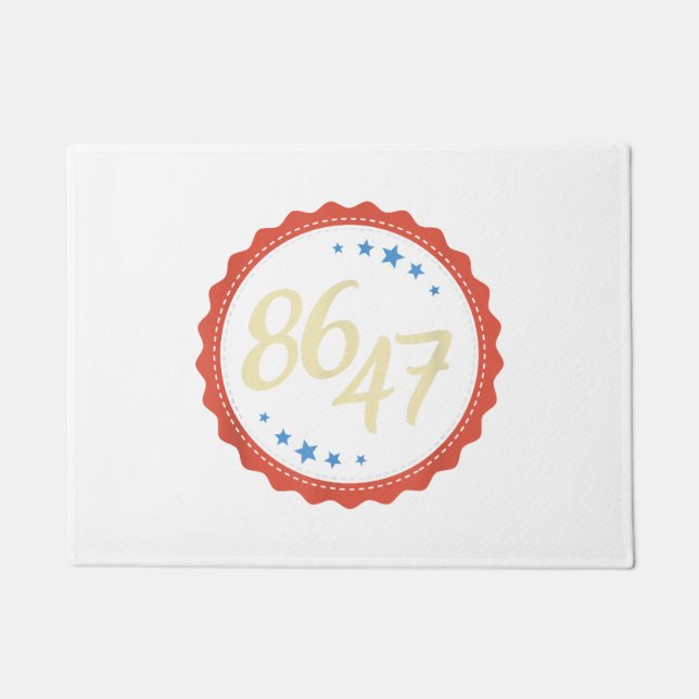 86 47 Anti Trump Funny Fußmatte (Vorderseite)