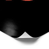 86 47 Anti Trump Funny Poster (Ecke)