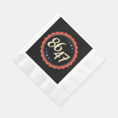 86 47 Anti Trump Funny Serviette (Ecke)