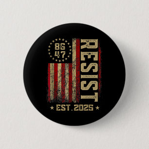 86 47 Anti Trump Resist Impeach Trump Impeach 47 U Button