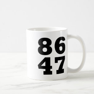 86 47 Anti-Trump Subtile Anti Trump 8647 _1 Kaffeetasse