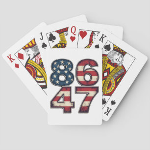 86 47 Tag der Amtseinführung des Präsidenten von P Spielkarten