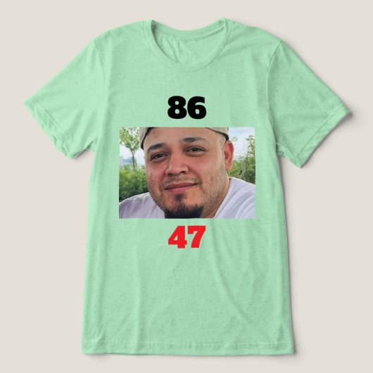 86 47 Tri-Blend-Shirt Tri-Blend Shirt (Design Vorderseite)
