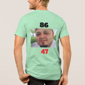 86 47 Tri-Blend-Shirt Tri-Blend Shirt (Rückseite)